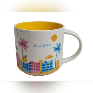 Starbucks Florida You Are Here Collection Coffee Mug Cup 14 oz Souvenir YAH New